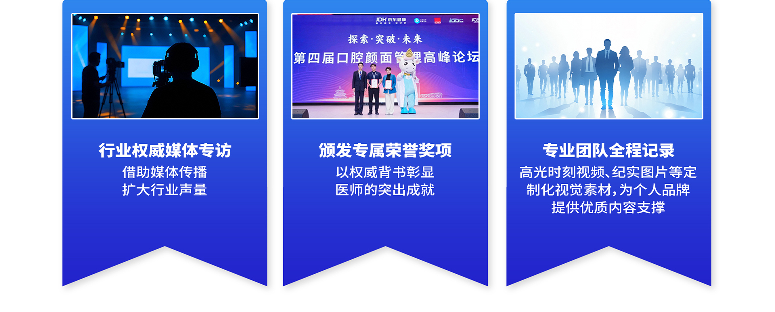 行业权威媒体专访，以权威背书彰显医生的突出成就，高光时刻视频、纪实图片等定制化视觉素材,为个人品牌提供优质内容支撑